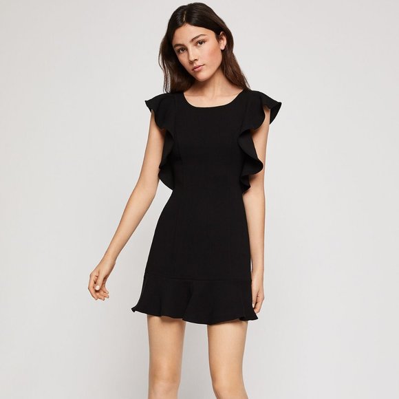 bcbgeneration flutter sleeve dress